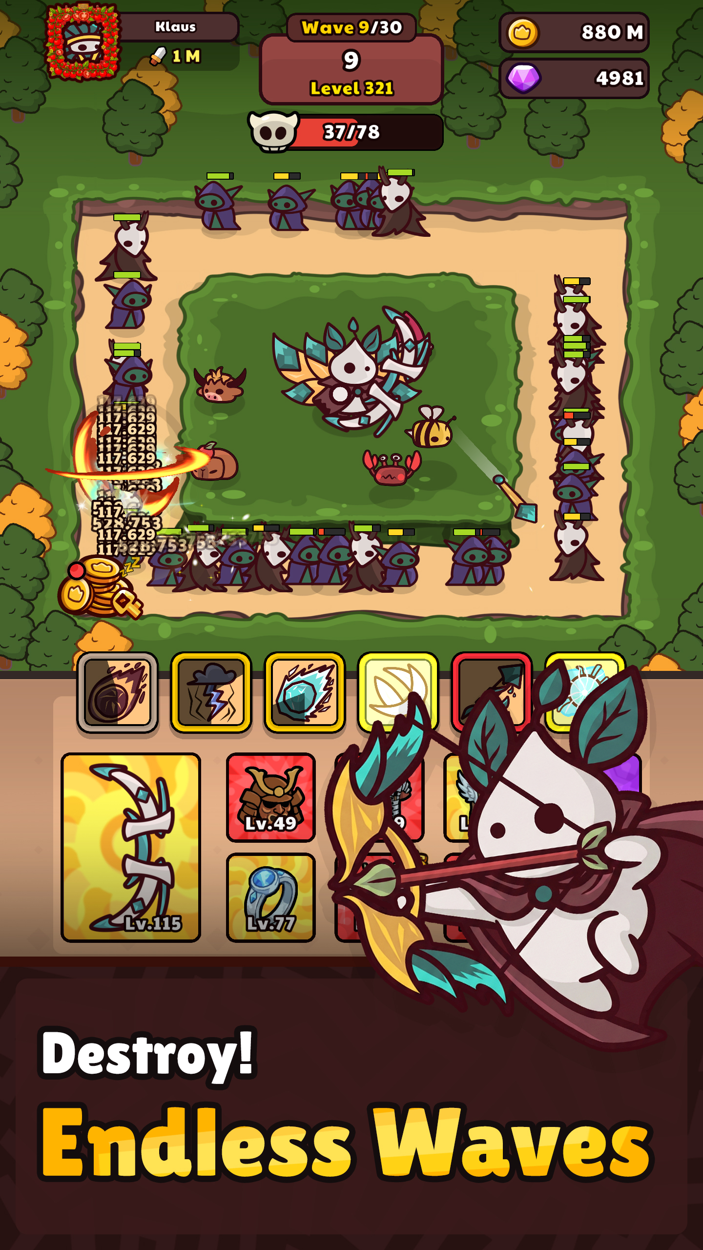 Smith Legend: Idle Rpg TD screenshot 1