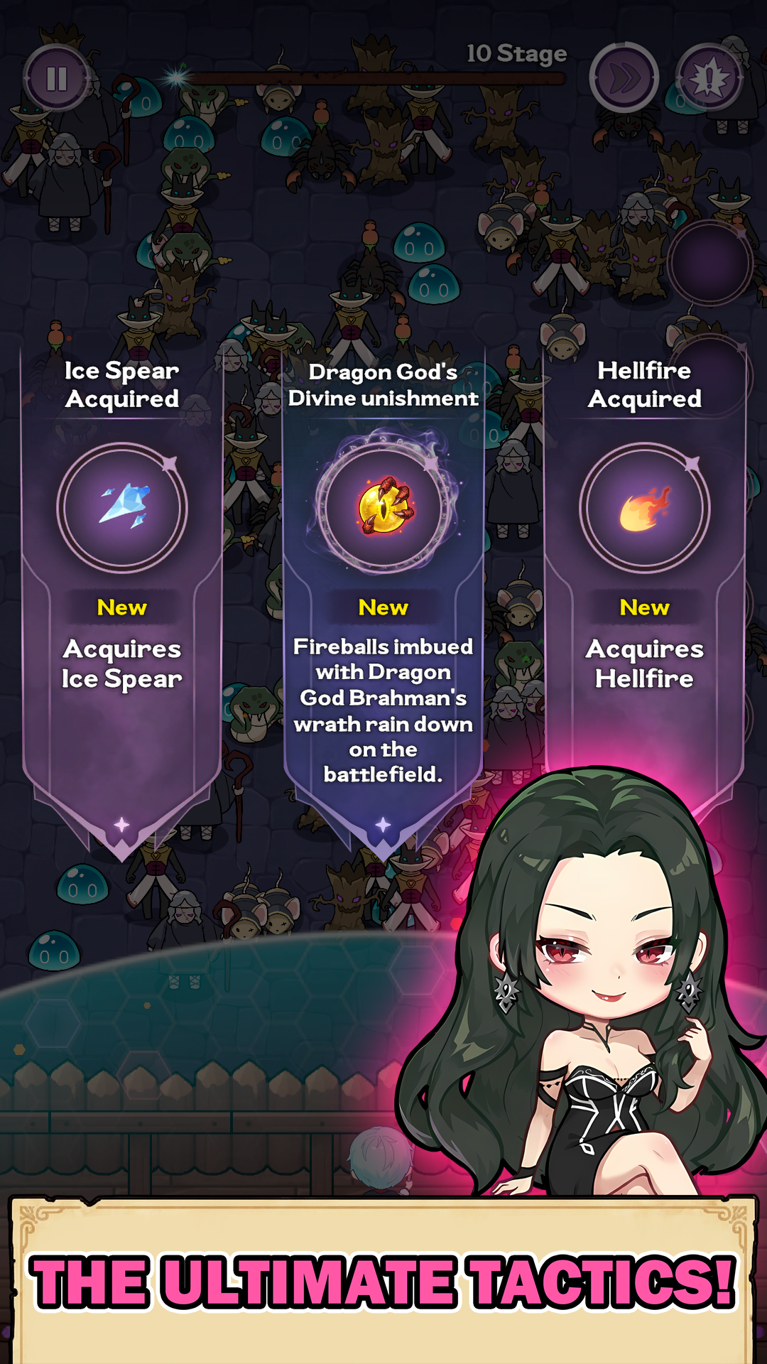 66666년만에 환생한 흑마법사 : 전략 디펜스 RPG screenshot 1