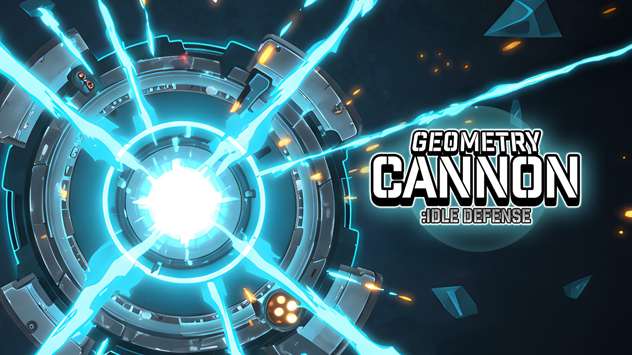 Geometry Cannon : Idle Defense screenshot 1