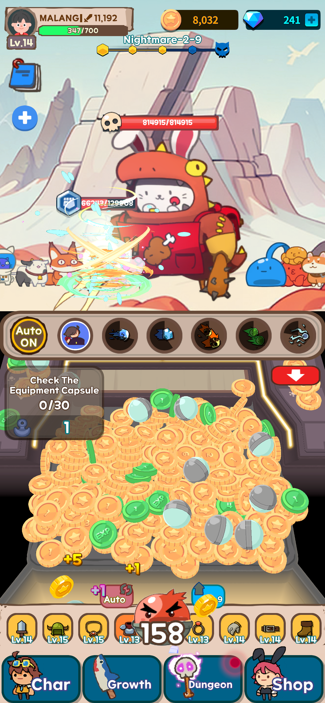 Push Hero: Idle RPG screenshot 4