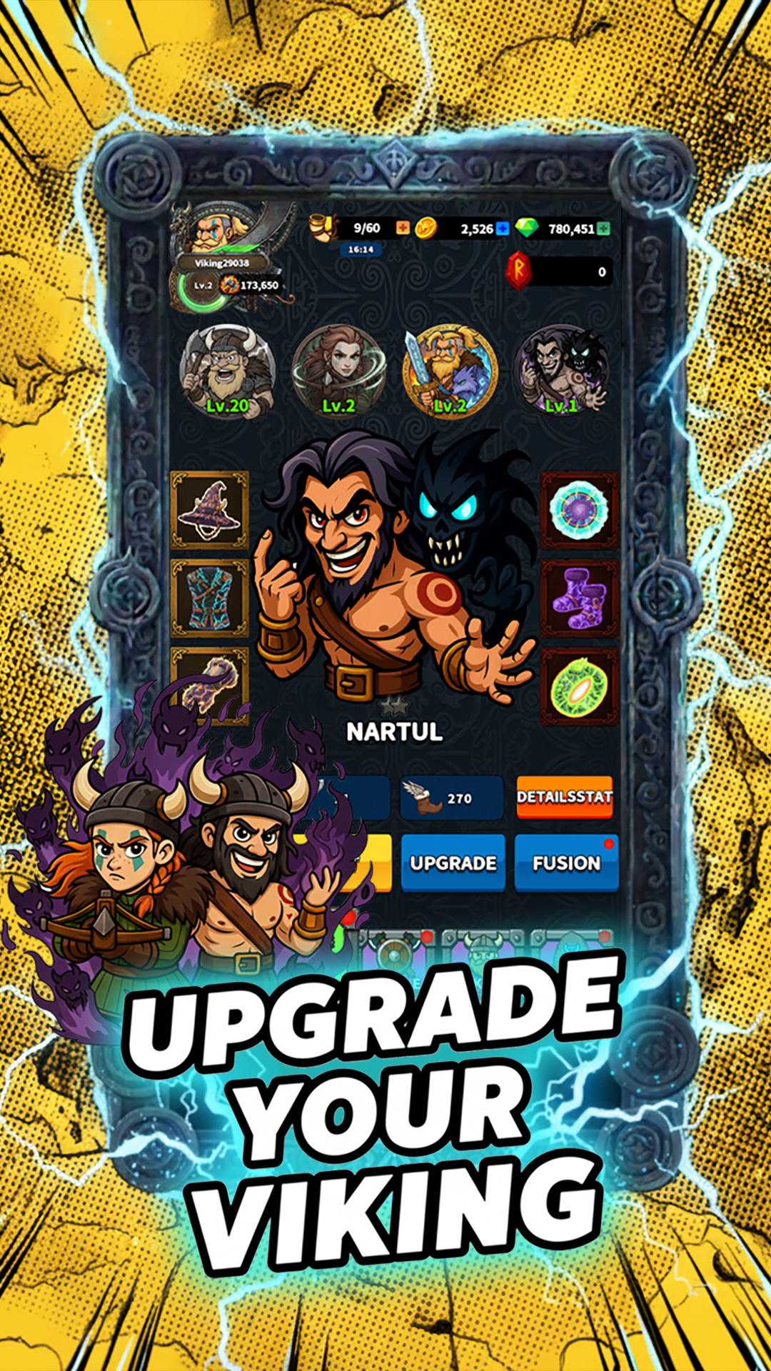 바이킹 도끼 들고 튀어! screenshot 4