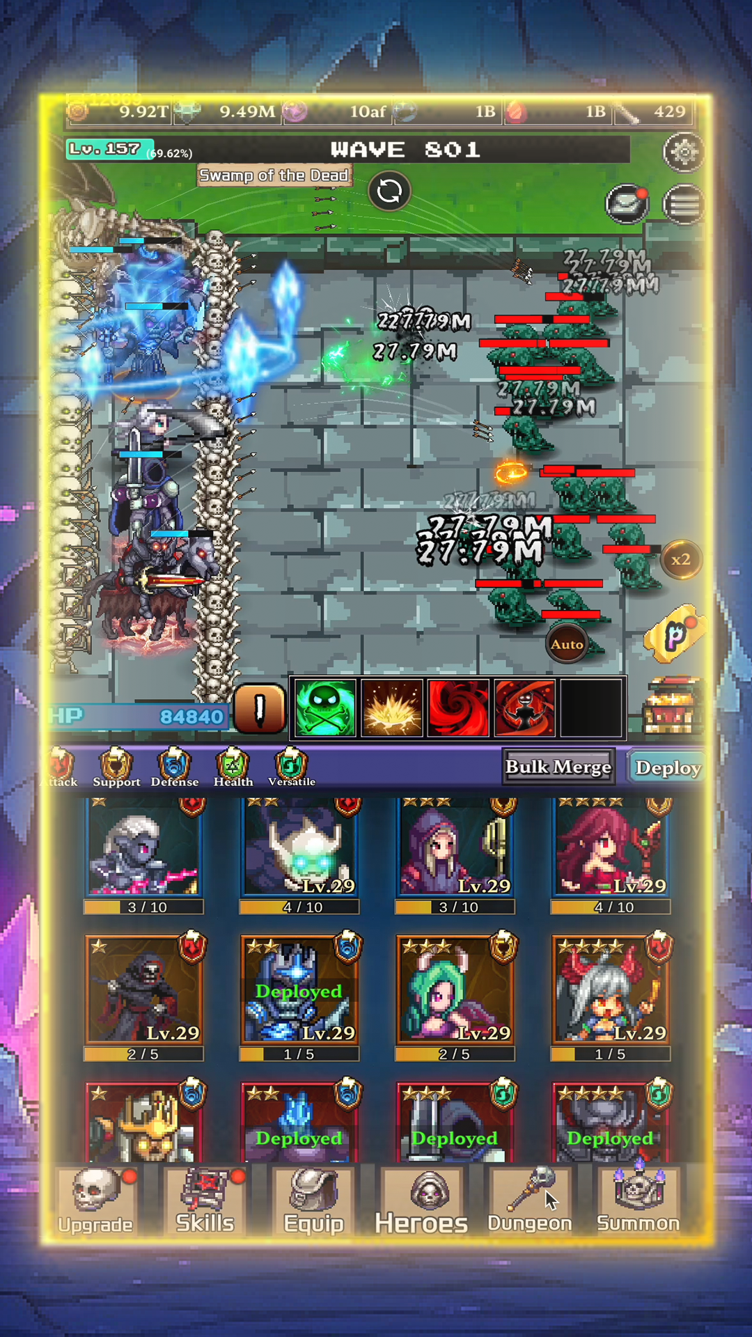 Necro Defense: Idle Defense screenshot 4