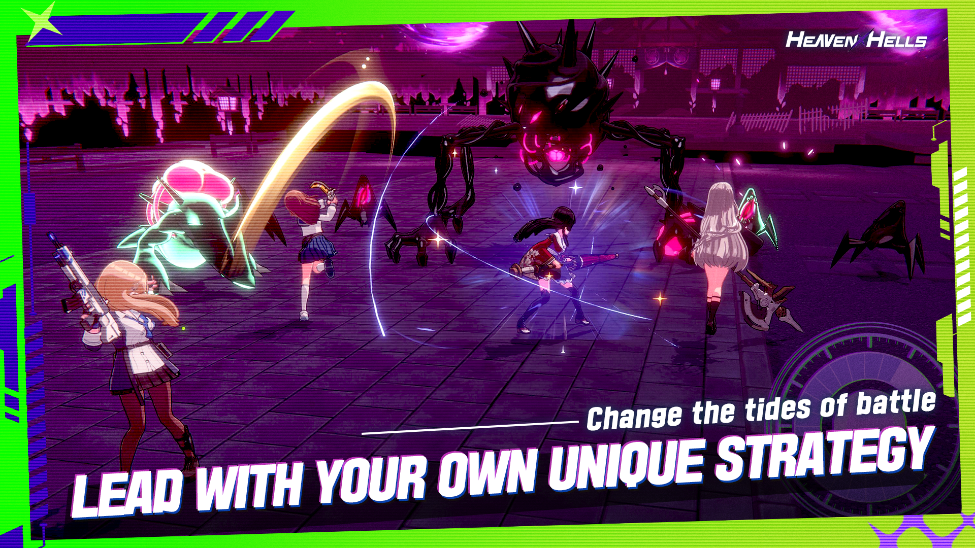 HEAVENHELLS: Anime Squad RPG screenshot 2