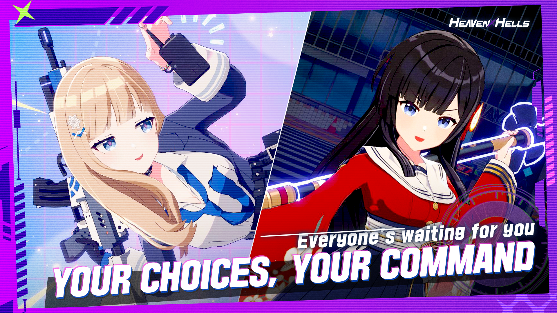 HEAVENHELLS: Anime Squad RPG screenshot 1