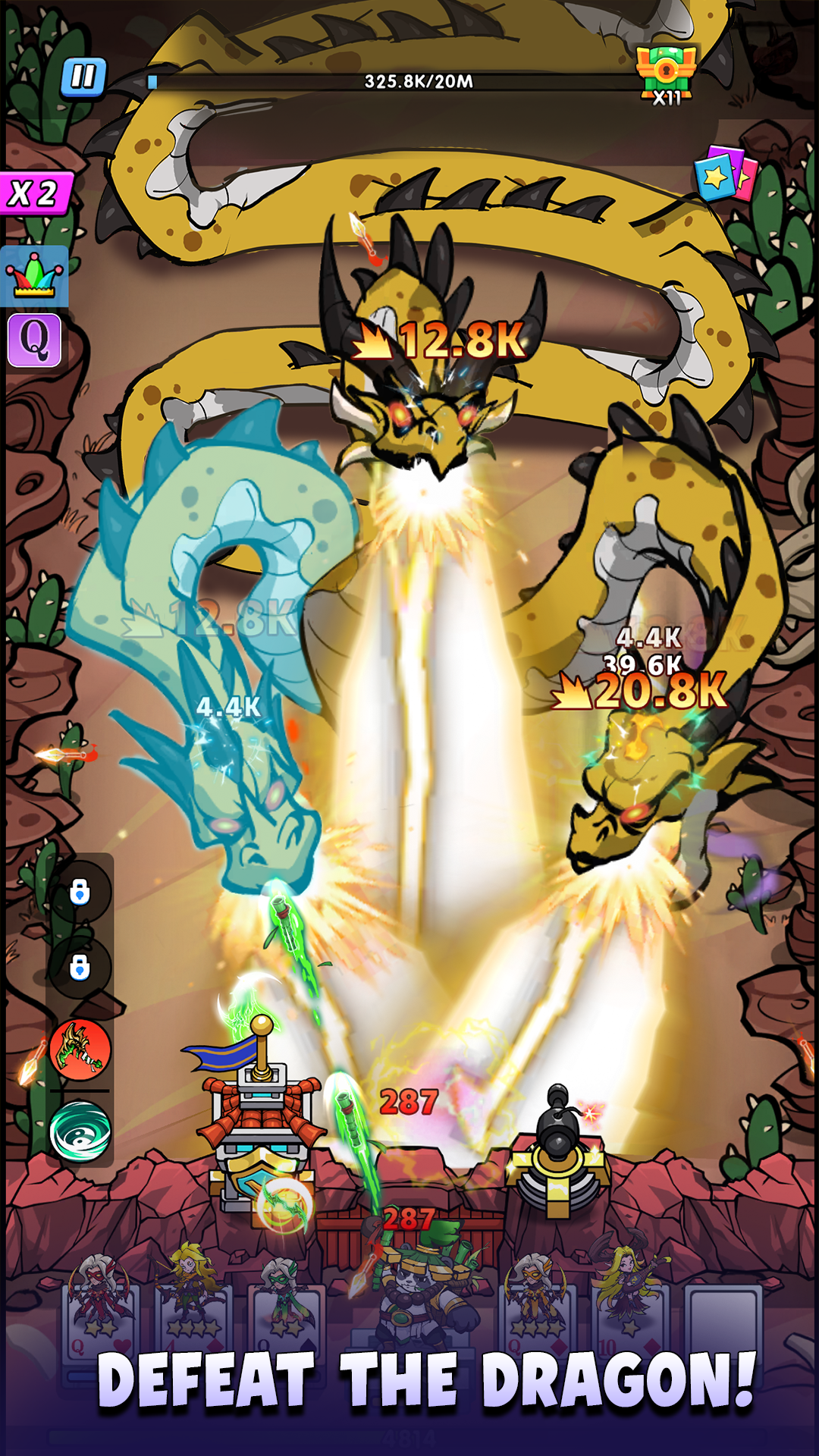 Fortress Frontlines: Card TD screenshot 4