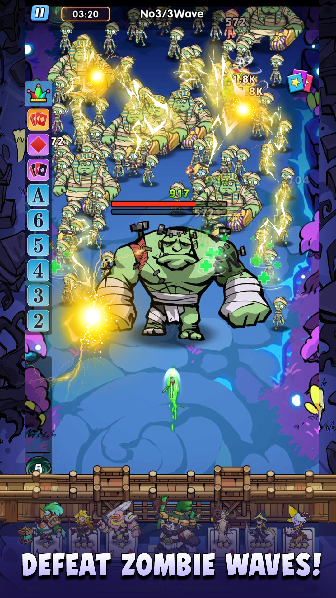 Fortress Frontlines: Card TD screenshot 1