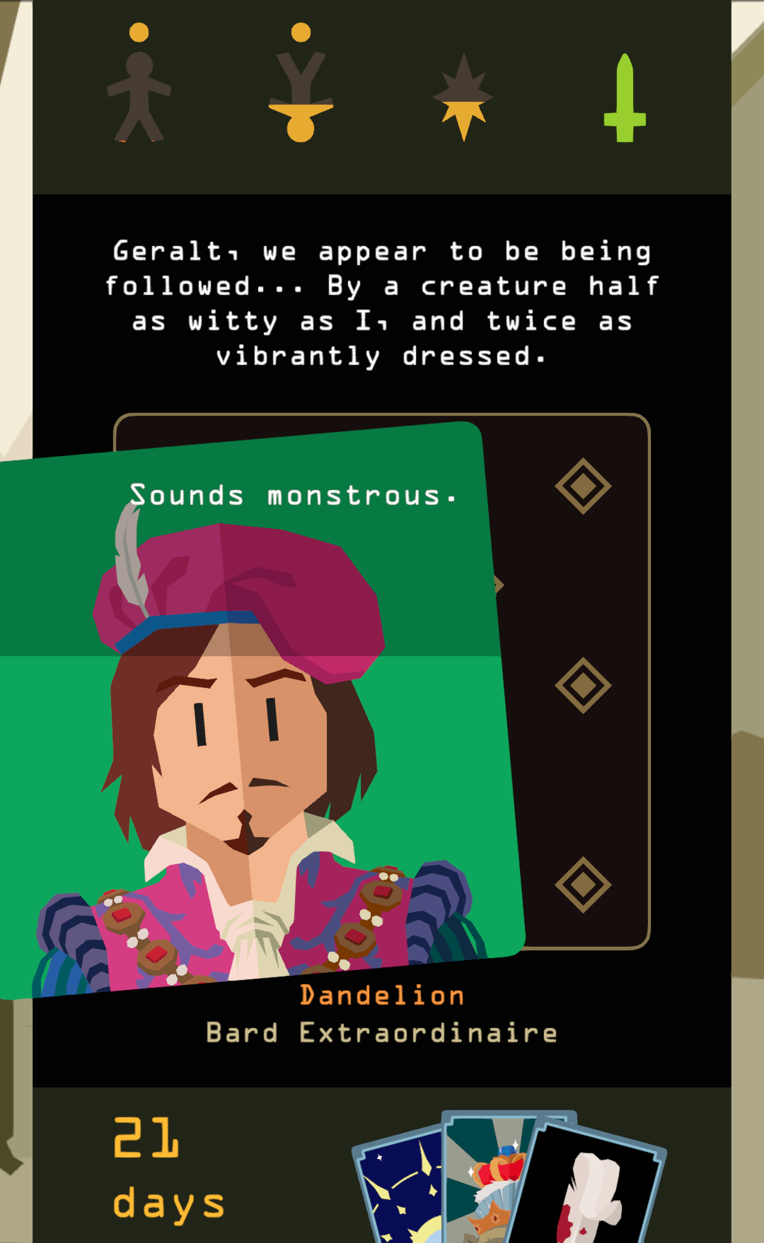 Reigns: The Witcher screenshot 2