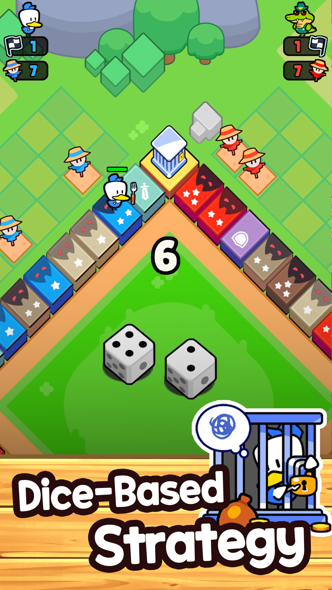 Duck Dice: Casual Board Game screenshot 1