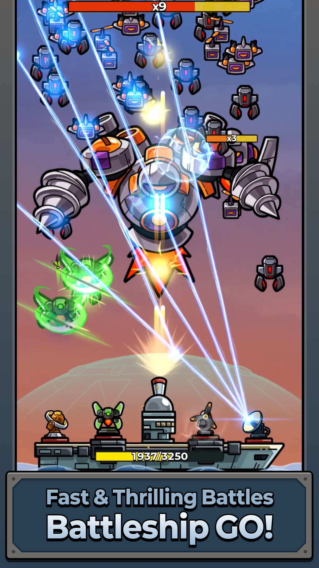 Battle Ship Go: Monster Wave screenshot 4