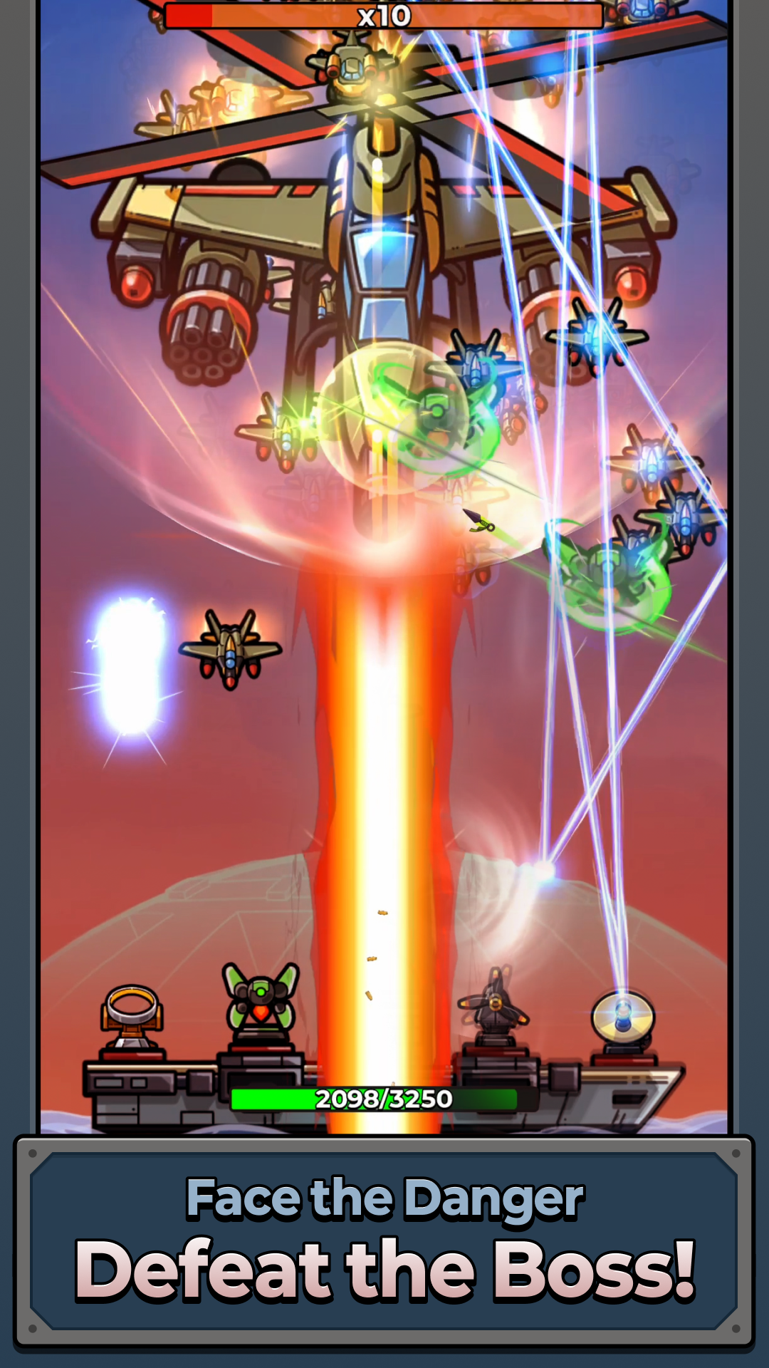 Battle Ship Go: Monster Wave screenshot 1
