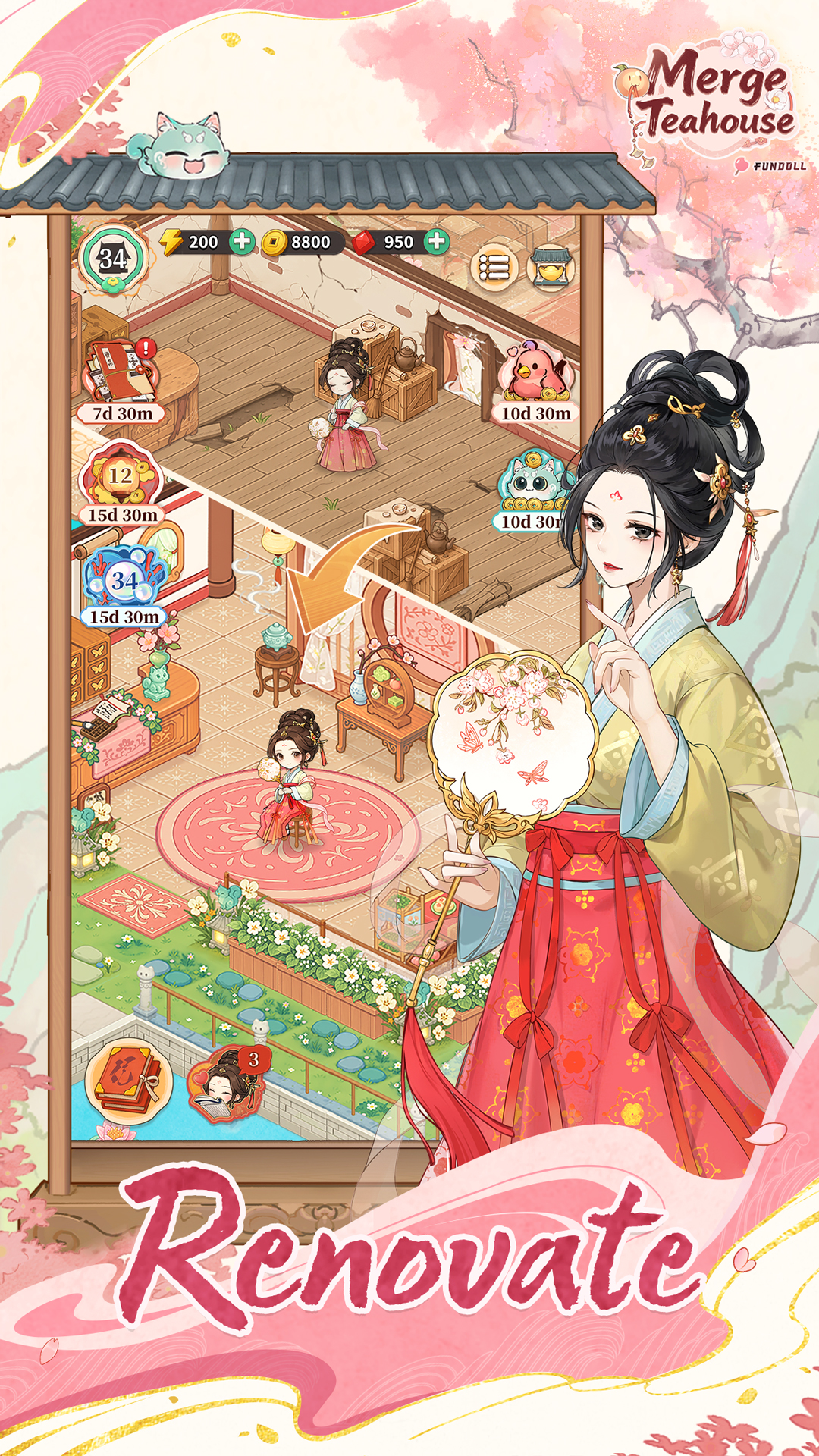 Merge Teahouse screenshot 4