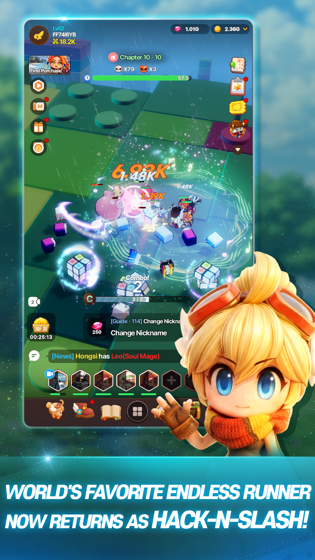 WIND runner Idle RPG screenshot 1