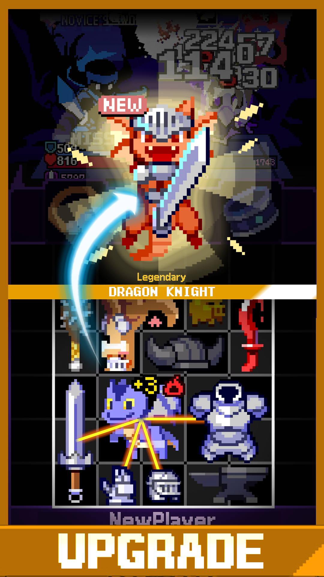 템빨용사: 픽셀 아이템 머지 RPG screenshot 4