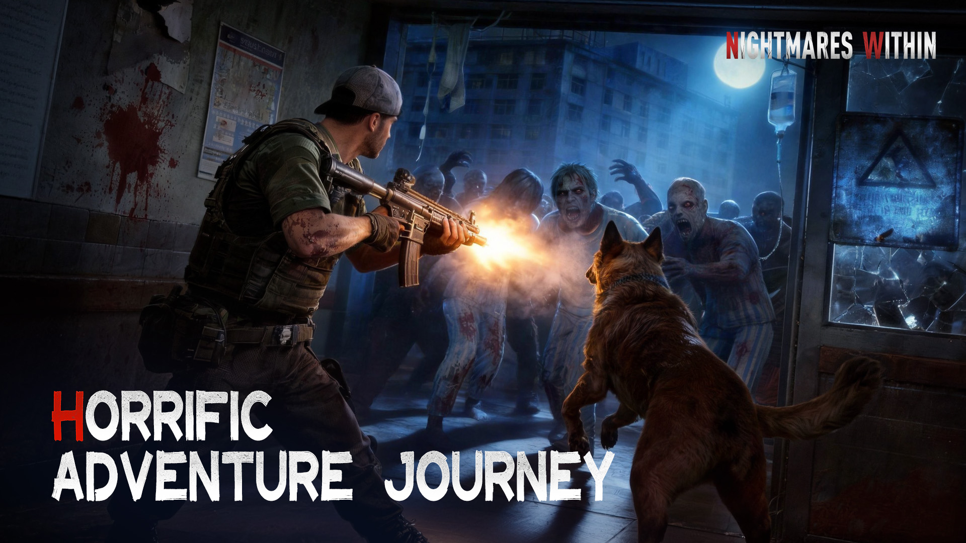 악몽의 깊은 곳:좀비 생존 공포 모험 게임 screenshot 2