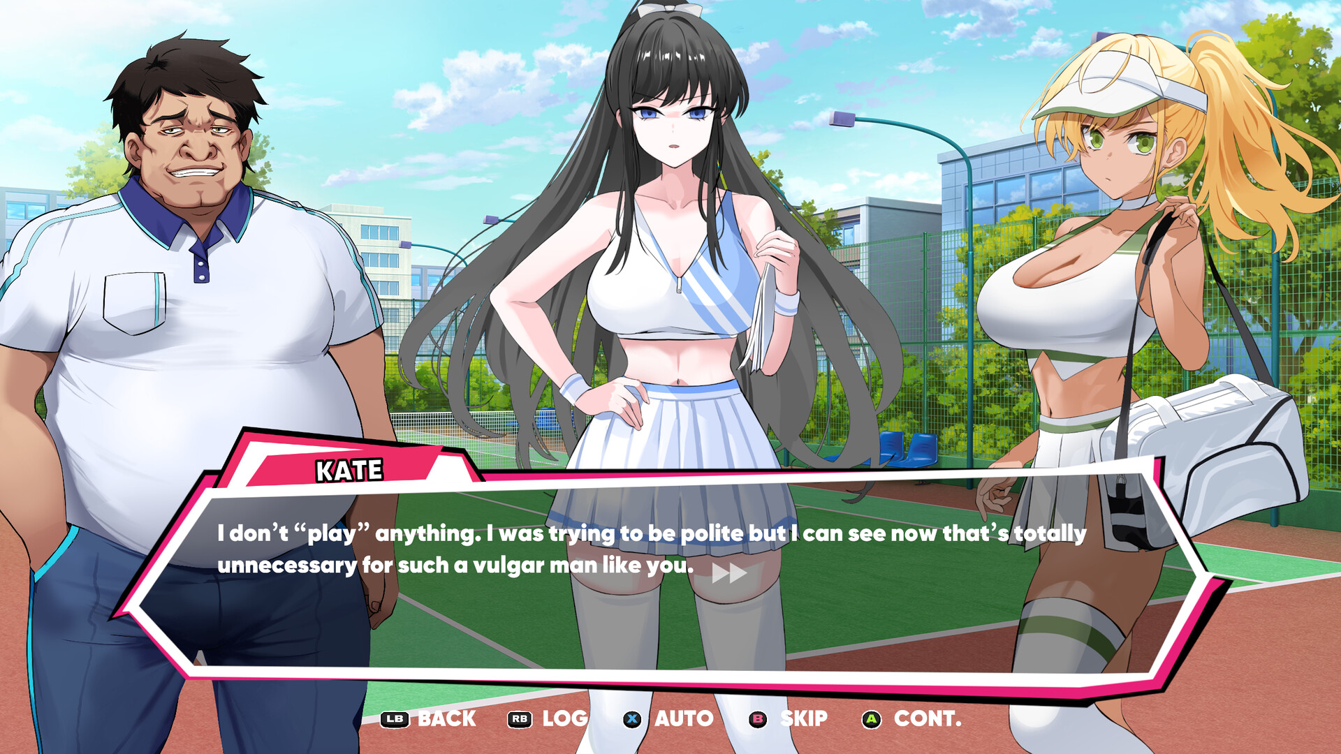 Academy Love Saga: Tennis Angels screenshot 3