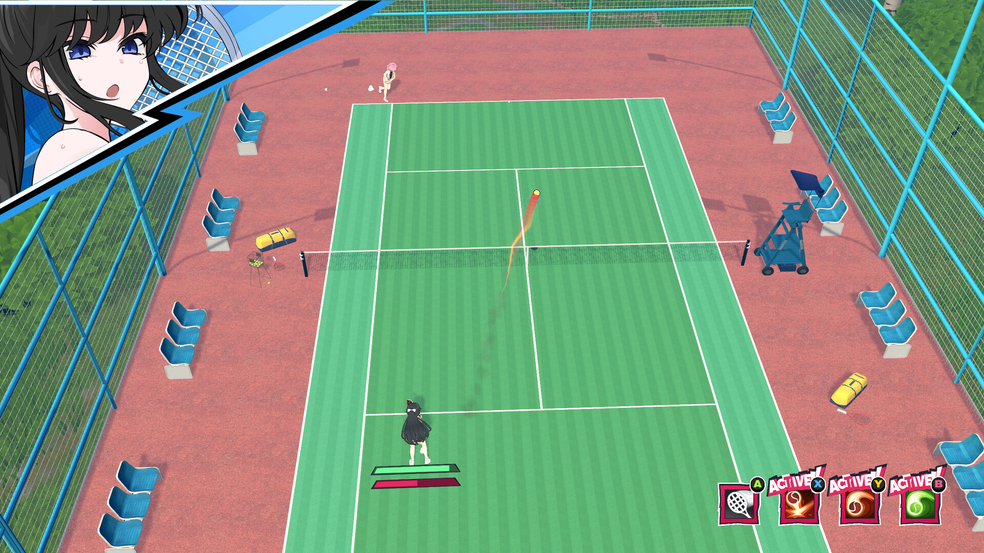 Academy Love Saga: Tennis Angels screenshot 2