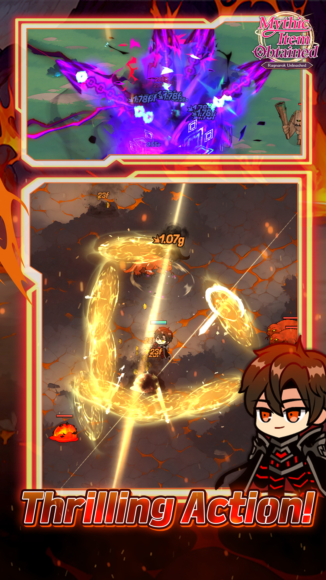 Mythic Item Obtained: Idle RPG screenshot 1