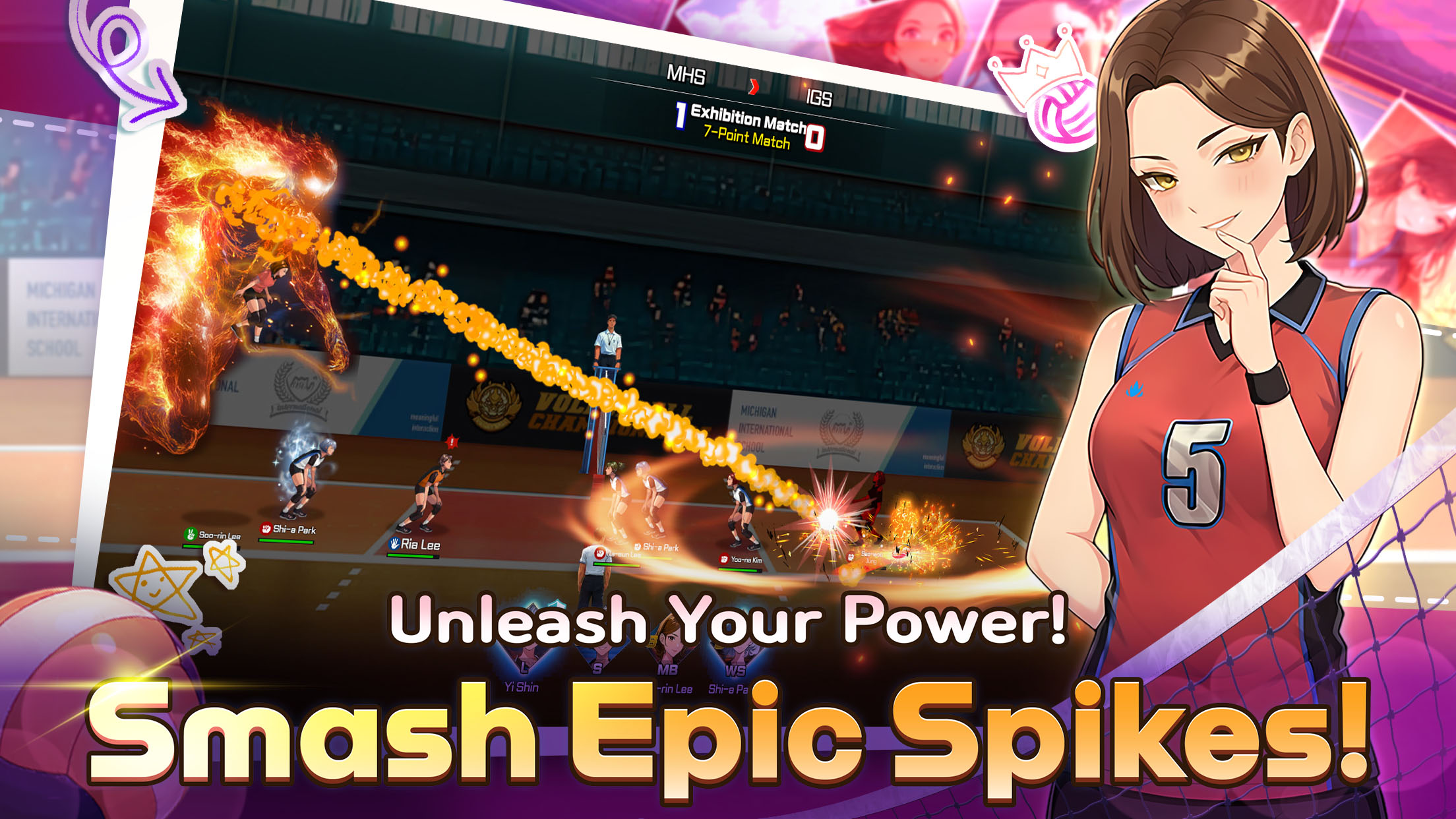 Volley Girls:High School Story screenshot 3