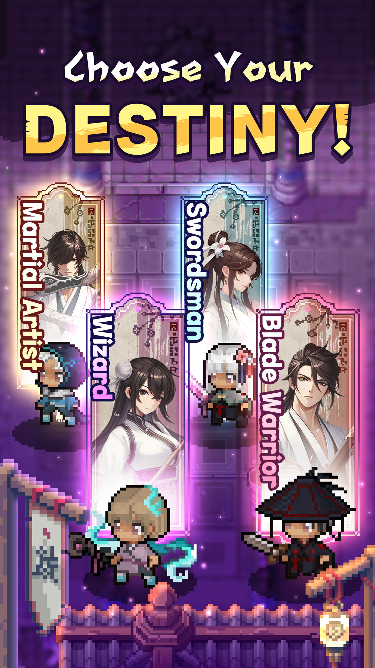 Demonic Tao: 2D MMORPG screenshot 3