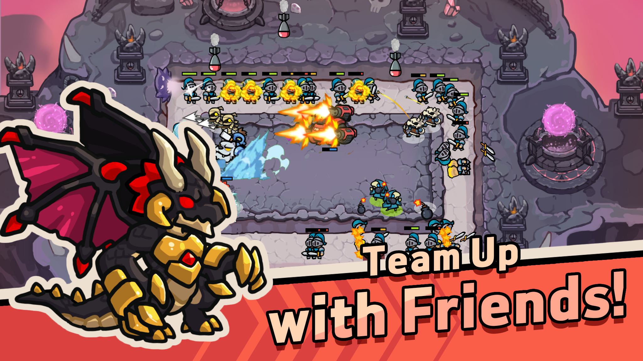 No Invade Pls : Defense Game screenshot 2