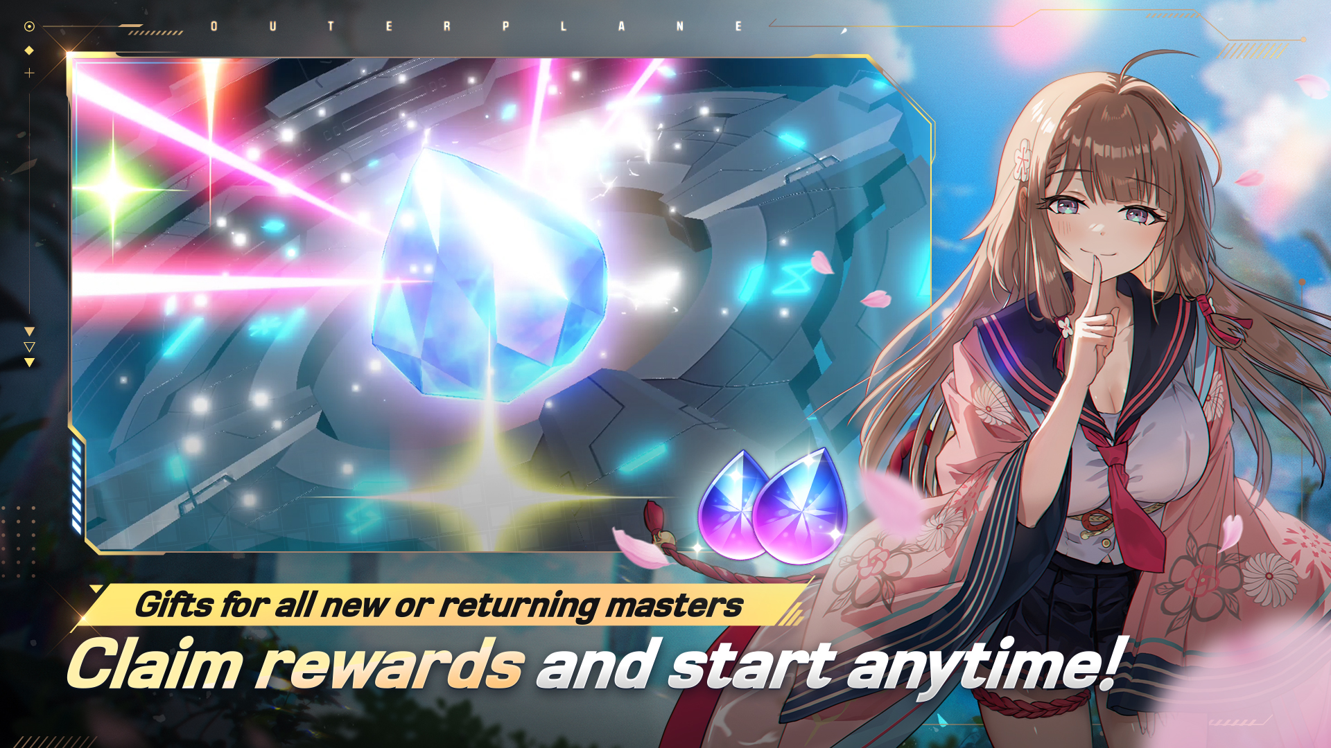 OUTERPLANE - Strategy Anime screenshot 1